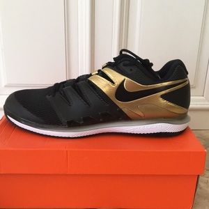 Nike Air Zoom Vapor X HC Black Gold AA8030 15 Med